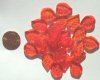 25 18x13mm Orange Leaves
